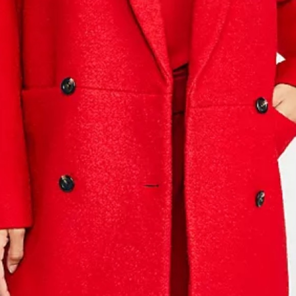 Ann Taylor Short Shawl Collar Cocoon Coat Size Medium - Picture 11 of 11